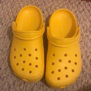 Yellow Crocs